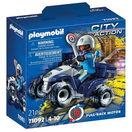 71092 Policier et quad
