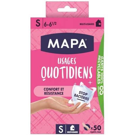 Gants usages quotidiens x50 ts