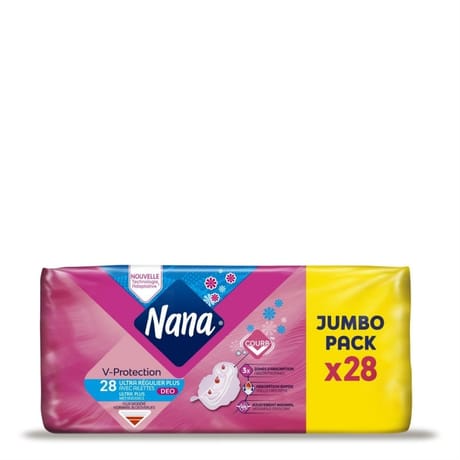 Nana ultra régulier +serviettes deofresh x28