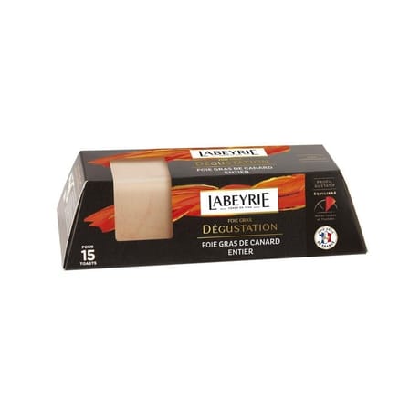 Labeyrie foie gras de canard entier dégustation barquette 130g