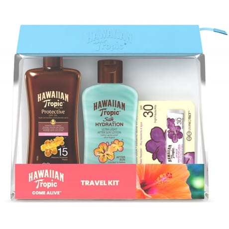 Hawaiian tropic trousse 3 produits formats minis
