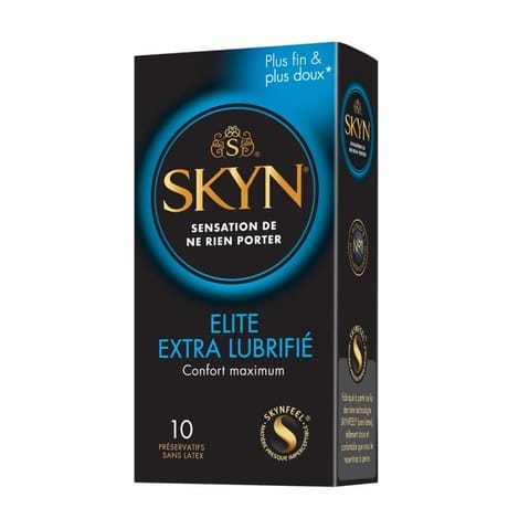 Skyn préservatifs elite xtra lubrifiants x10