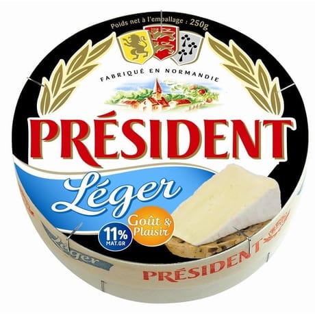 Fromage président leger 11% mg/pt 250g