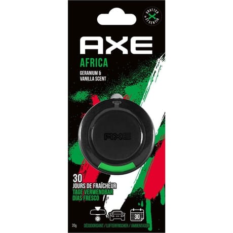 Energizer desodorisant axe 3d suspendu parfum africa 20g