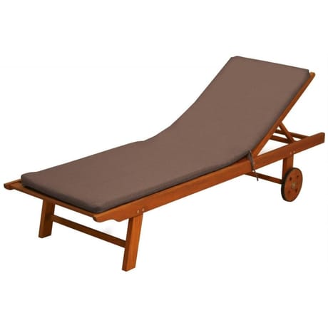 Bain de soleil 185x55cm taupe