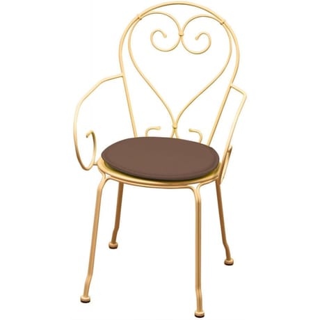 Galette ronde diam 38cm taupe