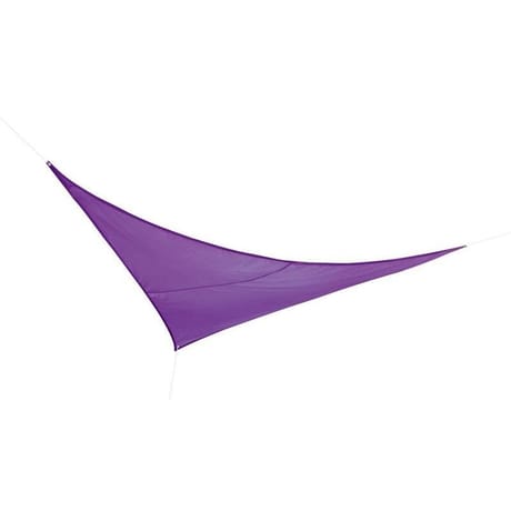 Voile d'ombrage triangulaire 3X3X3m aubergine