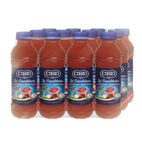 Cirio purée de tomates la napolitana bout 540gx12