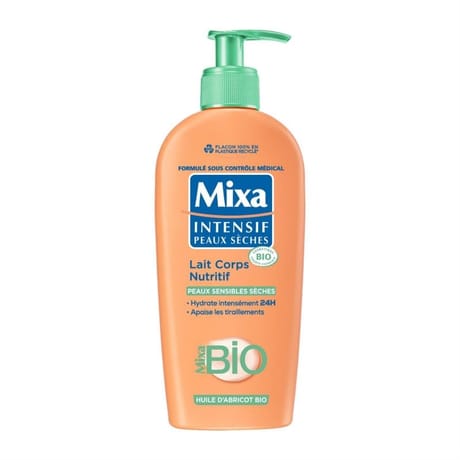Mixa intensif peaux sèches bio lait corps nutritif 250ml