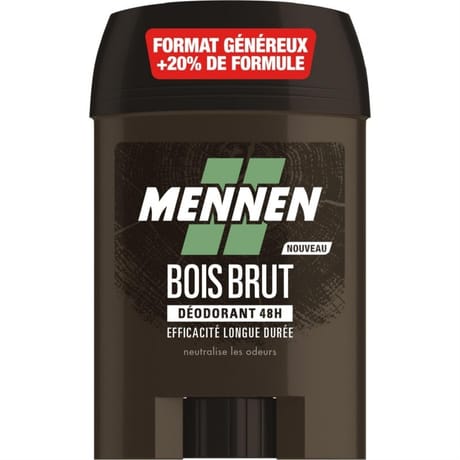Mennen hygiène déodorant stick men naturel bois 60ml