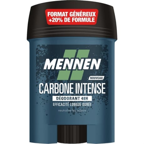 Mennen hygiène déodorant stick naturel charbon 60ml