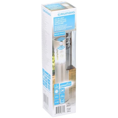 Borne solaire avec détecteur de présence  6x39cm grundig