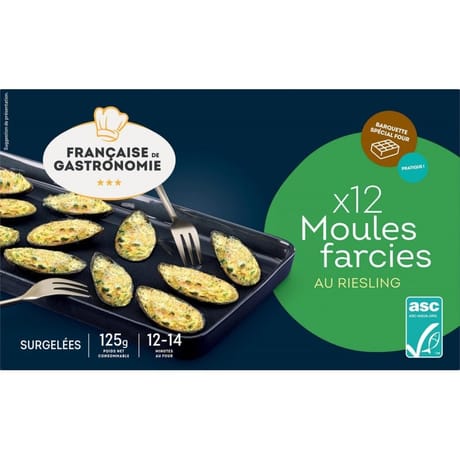 Française de gastronomie 12 moules farcies riesling asc-C-01670