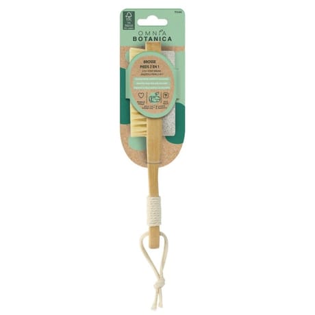 Omnia botanica brosse pieds 2en1