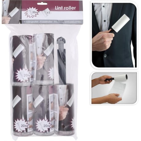 Brosse adhésive avec 4 recharges