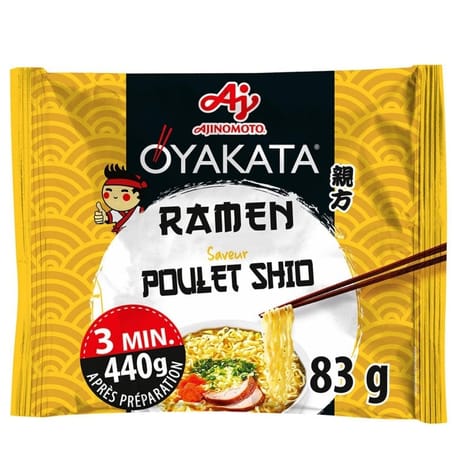 Oyakata ramen poulet shio en sachet 83g