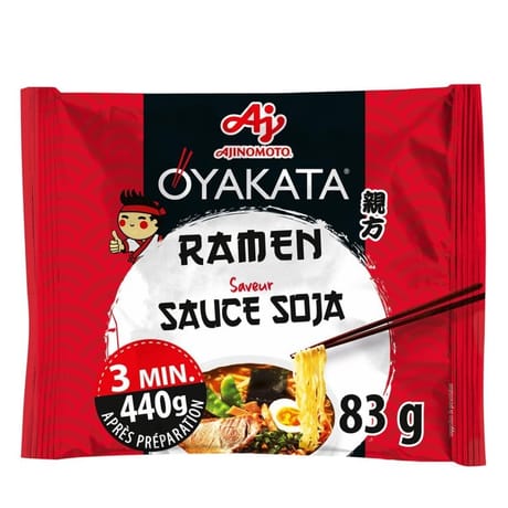 Oyakata ramen soja en sachet 83g