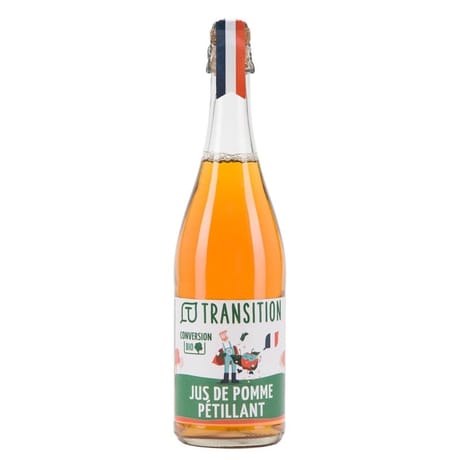 Transition jus de pomme pétillant conversion bio 75cl