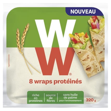 Ww 8 wraps protéines 320g