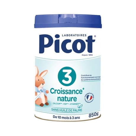 Picot lait en poudre standard croissance 850g de 10 mois à 3 ans