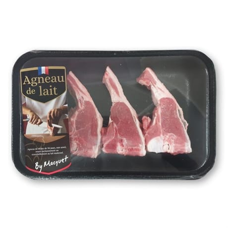 Agneau de lait cotes*** a griller