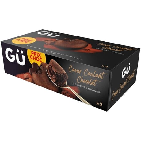 Gü le coeur coulant au chocolat 2x100g offre découverte