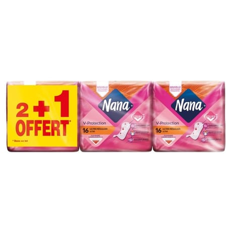 Nana serviettes ultra regulier 2+1 x48