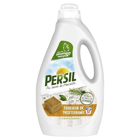 Persil lessive liquide fraicheur de mediterranee aux extraits naturels 2.565l