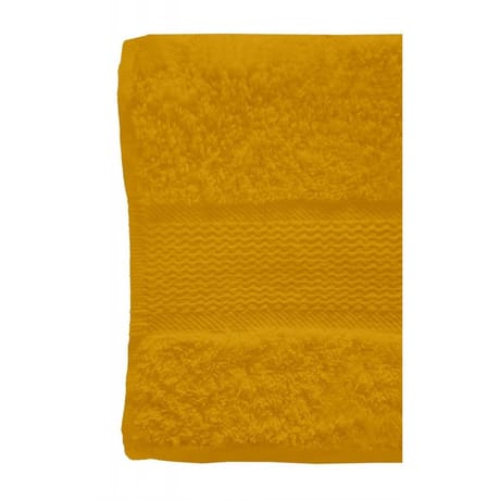 Serviette toilette 50x80cm moutarde
