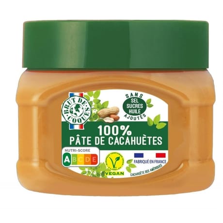 Pâte de cacahuètes 100% 350g