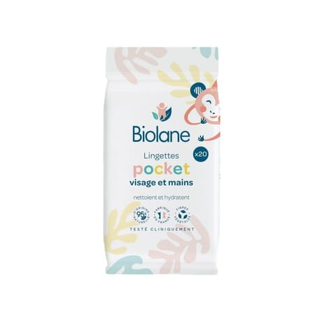Biolane lingette pocket x20