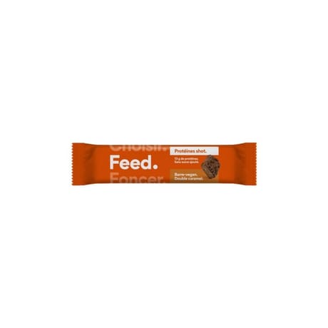 Feed barre protéine enrobée caramel 55g