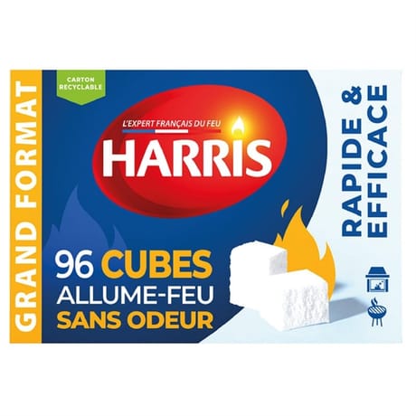 Harris 96 cubes allume feu sans odeur