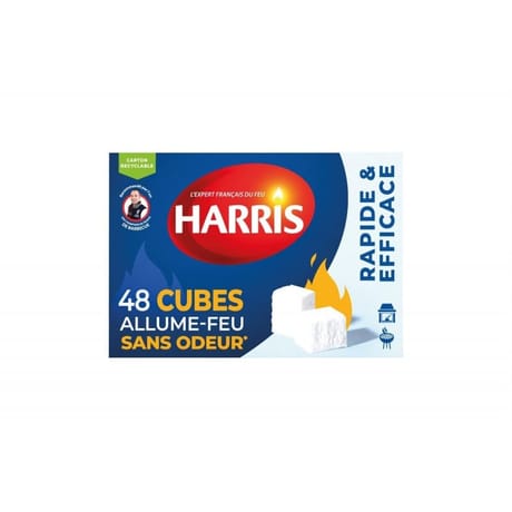 Harris 48 cubes allume feu sans odeur