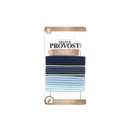 Franck provost élastiques noir & couleurs x16