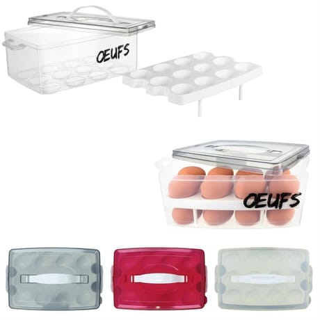 Boite de rangement pour 24 oeufs