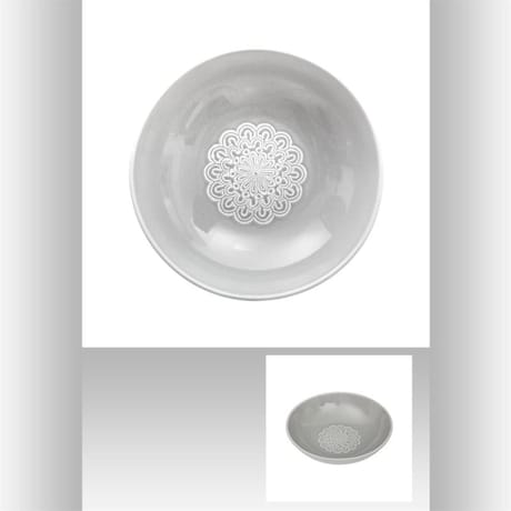 Coupelle 20.5 cm hacienda gris