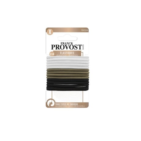 Franck provost élastiques blancs marrons noirs tous types de cheveux x x14