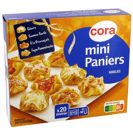 Cora 20 mini paniers 280g