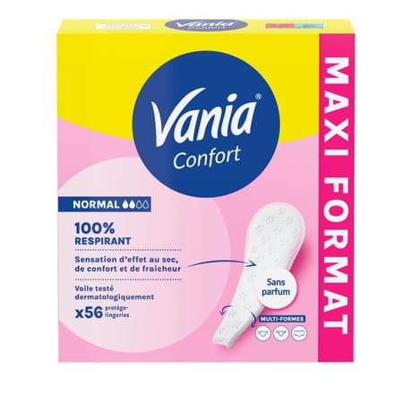 Vania protège slips confort multiformes x56
