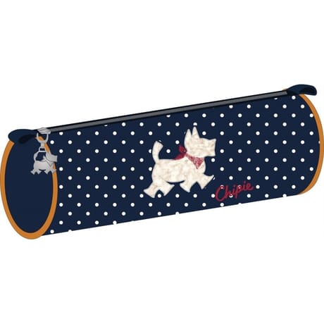 Trousse ronde chipie pois