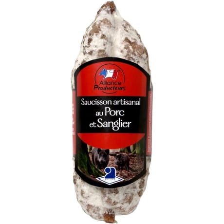 Saucisson au porc et sanglier 180g