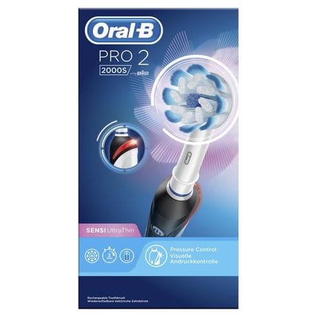 Braun Oral-B Pro 2 - Modèle 2000 - Brosse A Dents Electrique sensitive