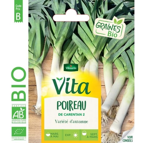 Vita Vilmorin poireau de Carentan 2 bio