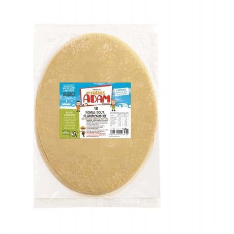 10 Fonds pour tartes flambées Ronds 1.3 Kg