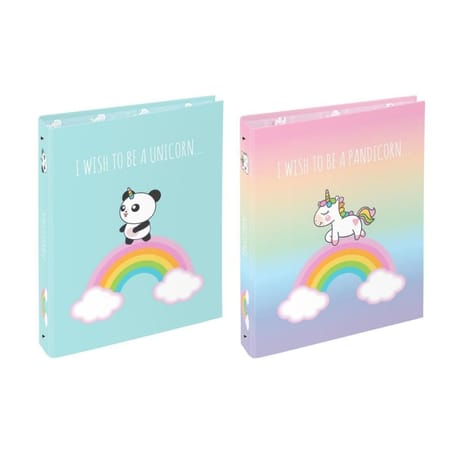 Classeur a4 dos 5cm carton- pandicorn