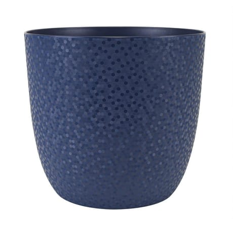 Cache-pot opale diam 29,5 x 27,1 cm volume 14,8 l bleu profond
