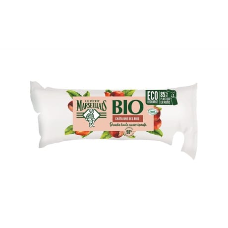 Le petit marseillais berlingot gel douche bio nourrissant chataigne des bois 250ml