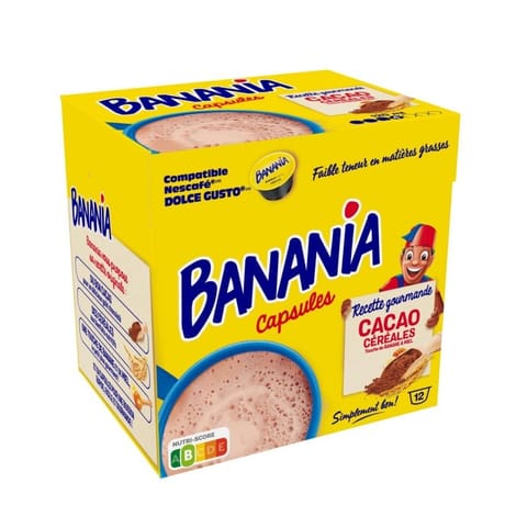 Banania capsules compatible dolce gusto x12 -192g