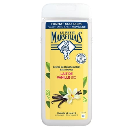 Le Petit Marseillais douche extra-doux lait de vanille 650ml